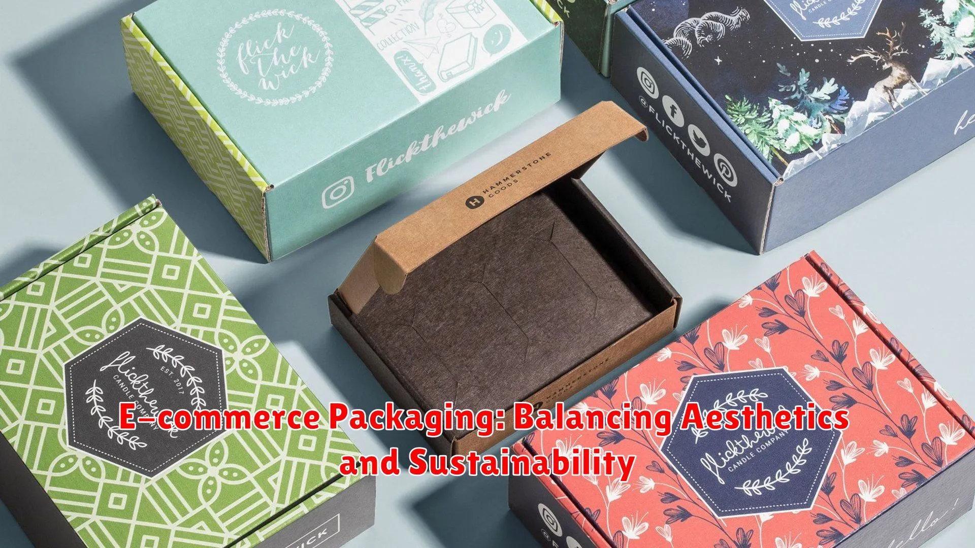 E-commerce Packaging: Balancing Aesthetics and Sustainability